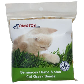 GRAINES À FAIRE POUSSER DE L'HERBE DIGESTIVE POUR CHAT