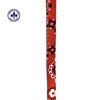 LAISSE 3/8" X 48" À MOTIF BANDANA ROUGE/NOIR