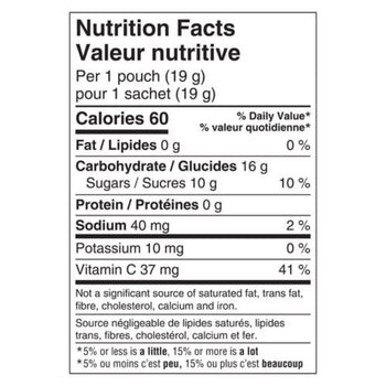 ANNIE'S BUNNY FRUIT BIOLOGIQUE SAVEUR FRAISE D'ÉTÉ - 10 SACHETS DE 19 G