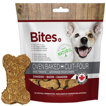 BITES - GÂTERIES AU GOÛT DE BACON POUR CHIENS - 84 G