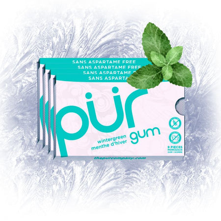 GOMME MENTHE D'HIVER - 9 MORCEAUX