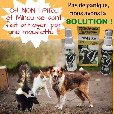 DUO NEUTRALISANT L'ODEUR DE MOUFETTE